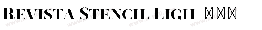 Revista Stencil Ligh字体转换
